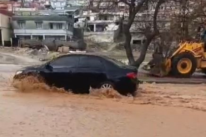 Şiddetli yağış Gaziantep’i vurdu!