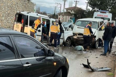 Bursa’da Bayram arifesinde feci kaza: 7 yaralı