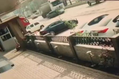 Bursa Kestel’de şerit değiştirme kazası! Otomobil metrelerce savruldu