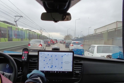 Bursa trafiğinde takdir toplayan an!