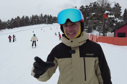 Sarıkamış pistlerinde bayram yoğunluğu ve 2 metrelik kar!