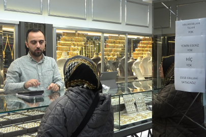 Bursa’da altın mesaisi! Talebe yetişemeyen kuyumcudan ilanlı isyan