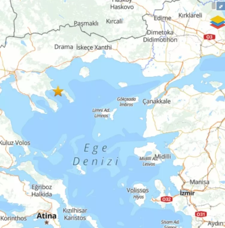 Çanakkale açıklarında deprem: AFAD 5.1 şiddetini duyurdu!-Bursa Hayat-2