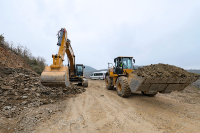Kestel’de yol genişletme ve asfaltlama çalışmaları devam ediyor!