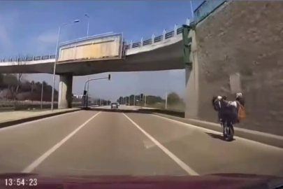 Bursa’da trafikte tek teker terörü!