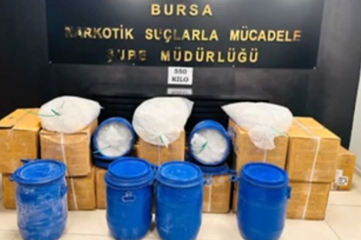 Bursa’da narkotik ekiplerinden büyük operasyon: 4 kişi gözaltında!