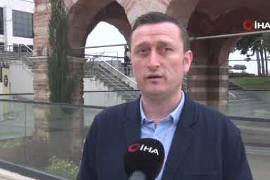 Bizans taşlarıyla inşa edilen 641 yıllık türbede Selçuklu ve Osmanlı mimarisi