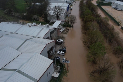 Bursa’da taşkın alarmı: Ürünlü Deresi taştı!