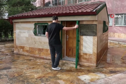 Sivas’ta hastane bahçesindeki gizemli türbe!