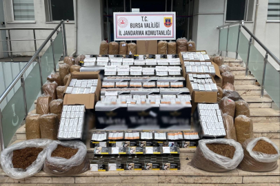 Bursa’da kaçak sigara ticareti jandarma operasyonuyla engellendi