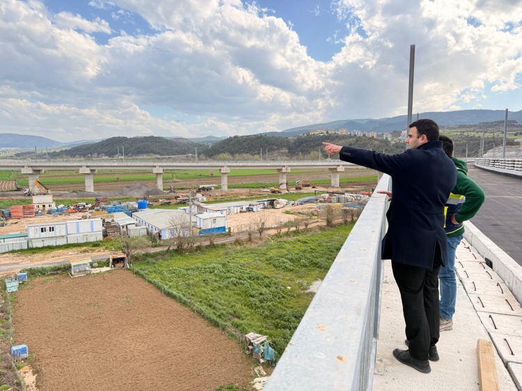 Osmaneli Kaymakamı YHT hattında son durumu yerinde gördü-Bursa Hayat-2