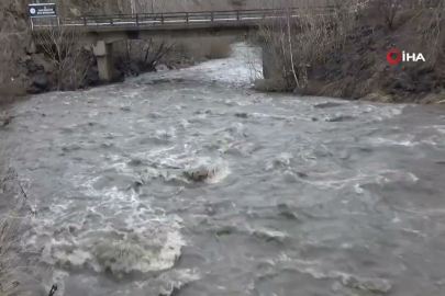 Kars Çayı ve çevresinde sel tehlikesi!