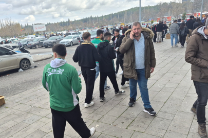 Bursasporlular Eskişehirspor için tribünde!