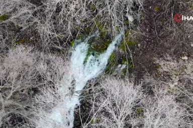 Gümüşhane’de Nisan ayında sıradışı doğa olayı! Gizemli sular fışkırıyor