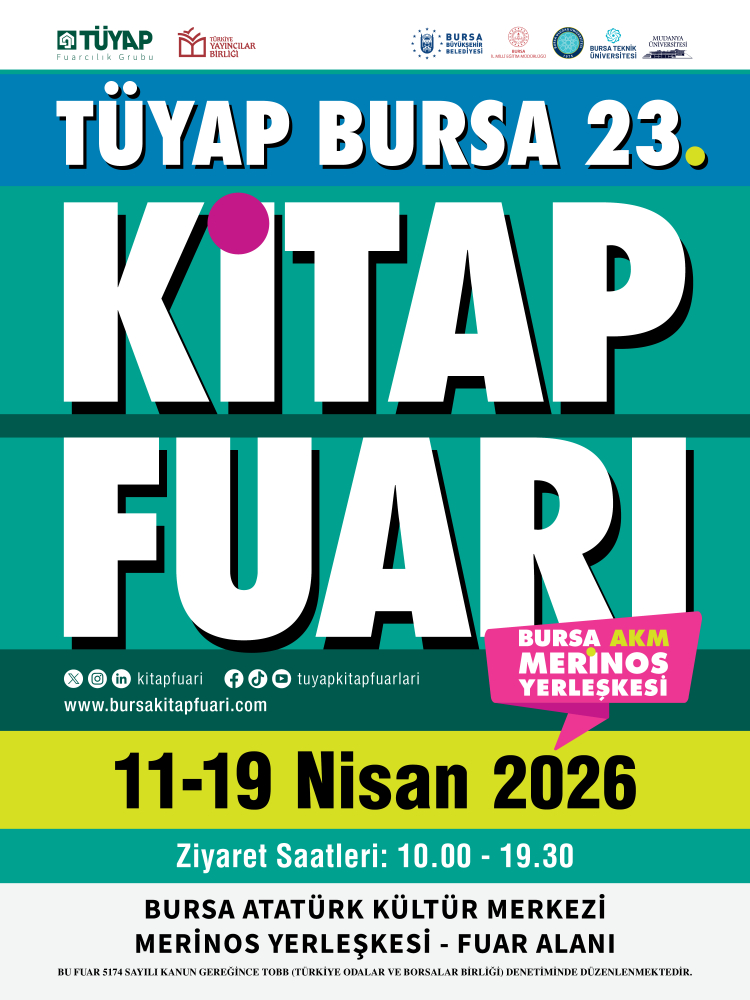 23. Bursa Kitap Fuarı 11-19 Nisan’da kitapseverlerle buluşacak!-Bursa Hayat-3