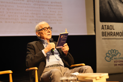 Nilüfer’de “Dizelerin İzinde” Ataol Behramoğlu şiirseverlerle buluştu