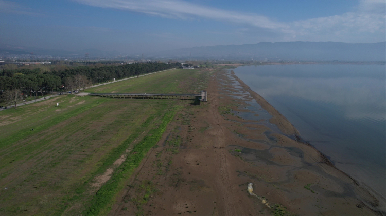 İznik Gölü’nden endişelendiren görüntüler! Bursa hayat-3