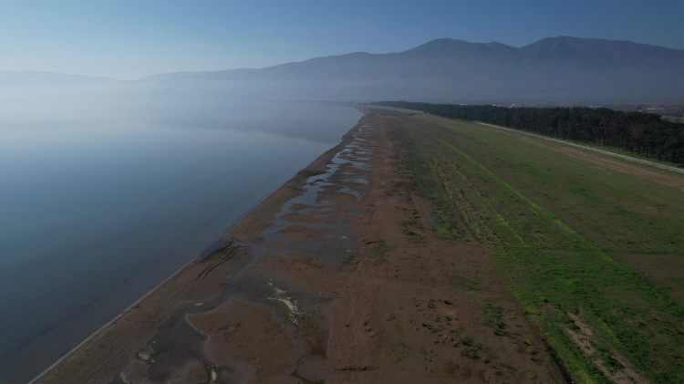 İznik Gölü’nden endişelendiren görüntüler! Bursa hayat-2