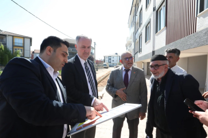 Bursa İnegöl'de üstyapı atağı: 11 sokakta çalışmalar sürüyor