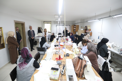 Başkan Alper Taban’dan İNESMEK kurslarına yerinde ziyaret