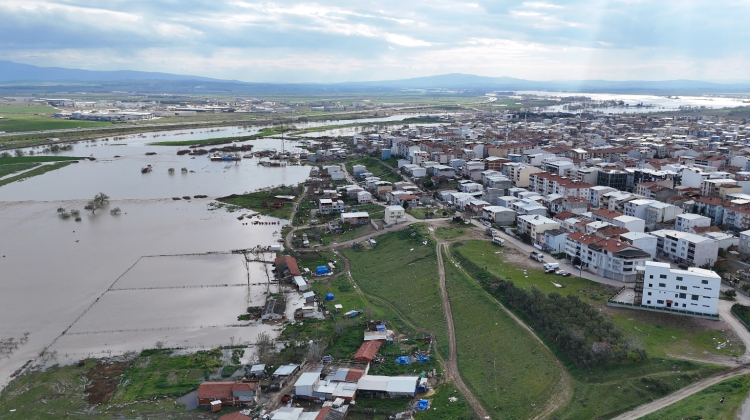 Bursa Karacabey’de taşkın felaketi: Ova suya gömüldü!-Bursa Hayat-2