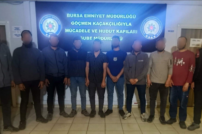 Bursa'da kaçak göç zinciri kırıldı: Çok sayıda göçmen yakalandı