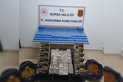 Bursa’da kaçak sigara operasyonu: On binlerce ürün ele geçirildi