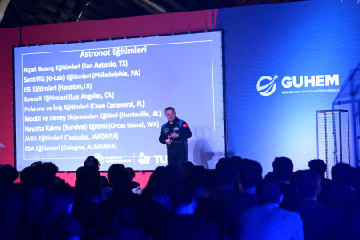 GUHEM’de uzay heyecanı: Alper Gezeravcı gençlerle buluştu