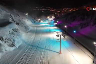 Palandöken’de kayak keyfi nisan sonuna kadar sürecek