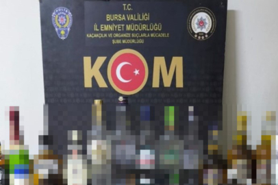 Bursa genelinde sahte alkol denetimi: 9 şüpheliye işlem!