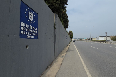 Mudanya-Bursa yolunda istinat duvarı tehlike saçıyor!