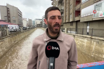 Yüksekova’da dereler coştu: Yağışlar umut oldu!