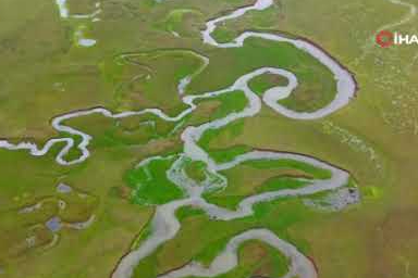 Çamlıdere’de yağış bereketi! Benli Yaylası’nın coşan dereleri havadan görüntülendi