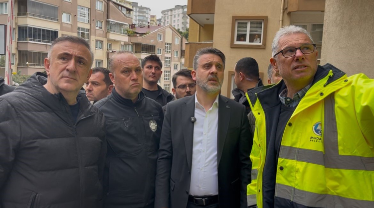 Mudanya’da korku dolu anlar: İstinat duvarı faciası ucuz atlatıldı!-Bursa Hayat-3