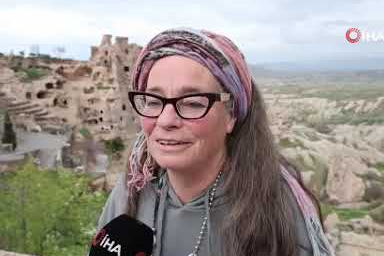 Alman sanatçı 37 yıldır Kapadokya'da!