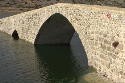 1500 yıllık Altınlı Köprü sular altında kaldı!