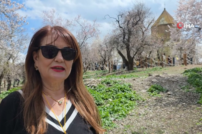 Akdamar Adası baharla renk cümbüşüne büründü!