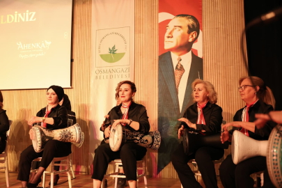 Kadınlardan ritim dolu gece: Osmangazi’de sahne onların oldu