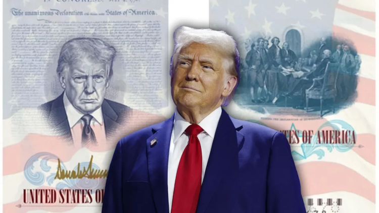 ABD Dışişleri Bakanlığı tarafından paylaşılan taslak tasarıma göre pasaportun iç kapağında şunlar yer alıyor: