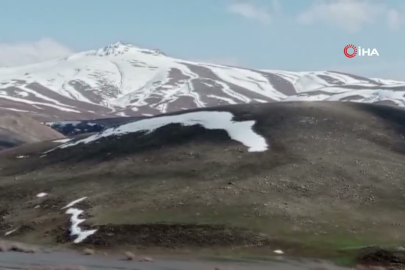 Aras Nehri bahar yağışlarıyla coştu!
