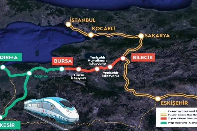 Bursa’da YHT için geri sayım!