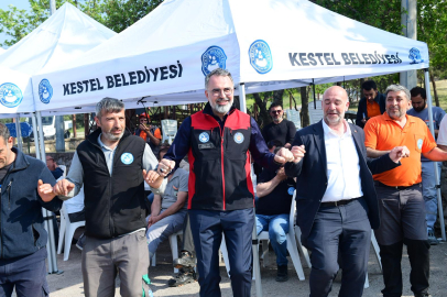 Kestel'de anlamlı 1 Mayıs etkinliği! Emekçilerle aynı sofrada buluşma
