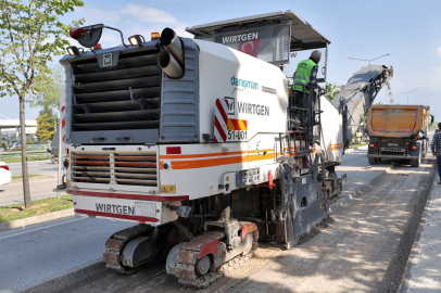 Bursa’da trafik güvenliği için yol yenileme çalışması!