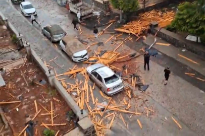 Gaziantep’te sağanak ve fırtına kabusu!