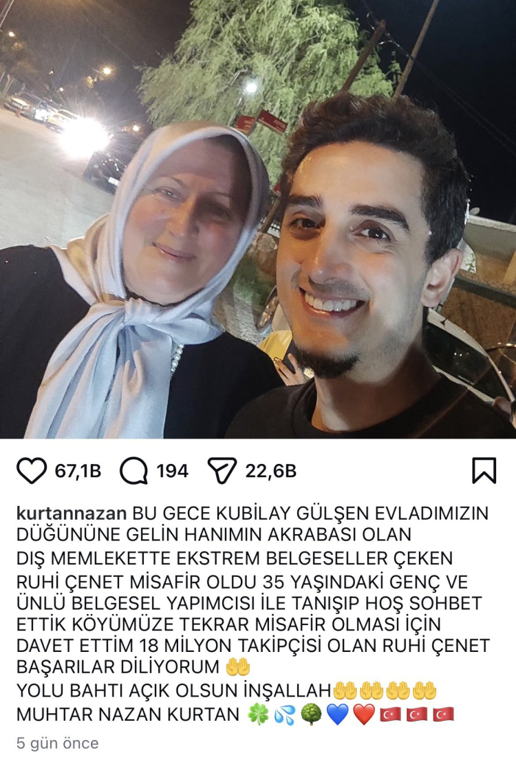 Ölüm Gemisi'nden düğüne: Ruhi Çenet’in o fotoğrafı ortalığı karıştırdı!-Bursa Hayat Gazetesi-4