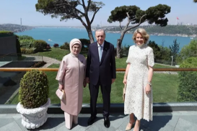 Cumhurbaşkanı Erdoğan, Kraliçe Mathilde’yi kabul etti: 9,2 milyar dolarlık ticarette yeni hedef