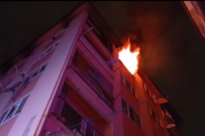 Bursa'da alevler geceyi aydınlattı