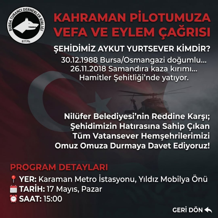 Bursa’dan şehidine vefa çağrısı - Bursa Hayat - 3