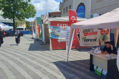 Bursa'da Fomara Meydanı STK çadırlarıyla doldu taşdı