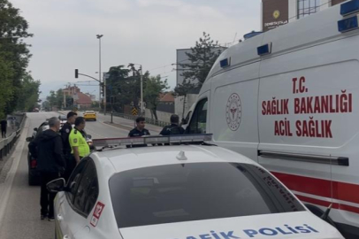 Bursa’da tehlikeli geçiş kazayla bitti